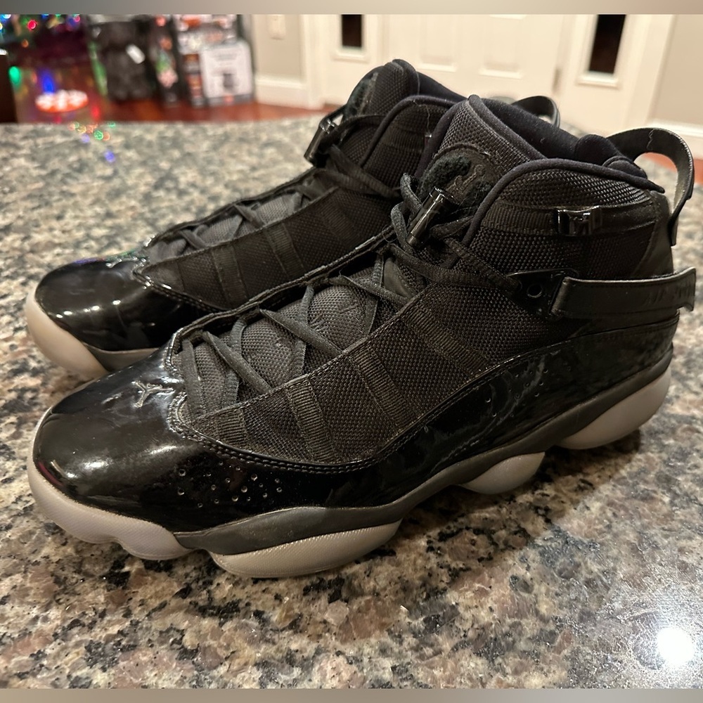 Jordan 6 Rings Black Ice Sneakers - Men’s Size 10.5